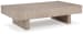 Jorlaina - Rectangular Cocktail Table - Light Grayish Brown