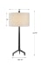 Ivor - Cast Iron Lamp - Black