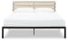 Waylowe - Natural / Black - King Platform Bed