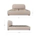 Colin - King Storage Bed - Light Brown