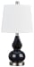 Makana - Navy - Glass Table Lamp 