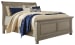 Lettner - Light Gray - King Sleigh Bed