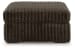 Midnight-Madness - Oversized Accent Ottoman - Chocolate