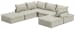 Bales - Taupe - 6-Piece Modular Seating