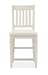Newport - Counter Dining Chair With Upholstered Seat (Set of 2) - Alabaster
