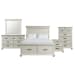 Slater - Queen Platform Storage 5 Piece Bedroom Set - White