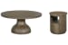 Bosley - Round Cocktail Table With End Table - Porpoise