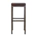 Beck - Industrial Bar Stool - Dark Brown & Black