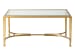 Metal Designs - Sangiovese Small Rectangular Cocktail Table - Yellow