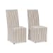 Arianna - Upholstered Dining Chair (Set of 2) - Navy Stripe
