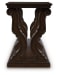 Maylee - Dark Brown - Sofa Table