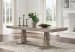 Lexorne - Gray - 9 Pc. - Dining Extension Table, 6 Side Chairs, Server