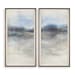 Thinking Of You - Landscape Prints (Set of 2) - Light Gray