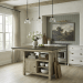 Lindsey Farm - Gathering Table Set - Natural & Brown