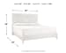 Paxberry - King Panel Bed - Whitewash