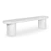 Eris - Outdoor Dining Bench - White