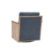Norman - Swivel Accent Chair - Blue