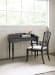 Charleston - Upholstered Seat Arm Chair (Set of 2) - Black