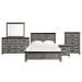 Wade - Queen Panel 5 Piece Bedroom Set - Black Finish