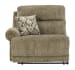 Lubec - Taupe - 3-Piece Reclining Loveseat With Console