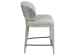 Signature Designs - Olivia Counter Stool - Pearl Silver / Beige