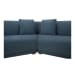 Fraser - 3 Piece Modular Sectional With Slipper - Deep Blue