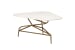 Bechamel - Coffee And End Table Set - White / Gold