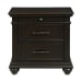 Slater - 3-Drawer Nightstand With USB Ports - Black