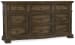 Hill Country - Williamson 9-Drawer Dresser - Dark Brown