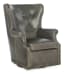 CC - Mai Wing Swivel Club Chair - Dark Gray
