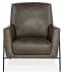 Amette - Metal Frame Club Chair - Dark Brown