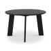 Delta - Round Outdoor Dining Table - Black