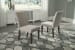 Deylin - Warm Brown - 5 Pc. - Rectangular Dining Room Table, 4 Upholstered Side Chairs