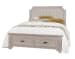 Bungalow - Queen Upholstered Bed - Dover Grey Two Tone
