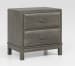 Mazing - Two Drawer Night Stand - Gray