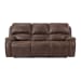 Atlantis - Power Motion Sofa With Power Motion Head Recliner - Heritage Brown