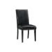 Francesca - Rectangular 5 Piece Dining Set Table & Four Chairs - Black