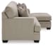 Stonemeade - Taupe - 3 Pc. - Sofa Chaise, Chair And A Half, Ottoman
