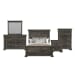 Park Ridge - Queen Panel 5 Piece Bedroom Set - Charcoal