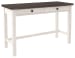 Dorrinson - White / Black / Gray - Home Office Desk - 2-drawer