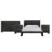 Allan - Queen 4 Piece Bedroom Set - Black