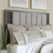 Modern Edge - Queen Upholstered Panel Headboard - Caffe