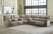 Cavalcade - Slate - Left Arm Facing Power Loveseat With Console 3 Pc Sectional