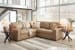 Bandon - 3 Pc. - 2-Piece Sectional With Laf Loveseat, Ottoman - Toffee