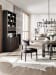 Curata - Upholstered Chair - Dark Gray / Dark Brown