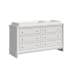 Wyller - Dresser And Topper - White