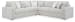 Stupendous - Alloy - 4 Pc. - 3-Piece Sectional, Oversized Chaise