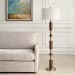 Stacked - Wooden Floor Lamp - Dark Brown