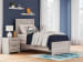 Broachmyn - Twin Panel Bed - Gray