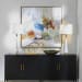 In The Beginning - Framed Abstract Art - Gray